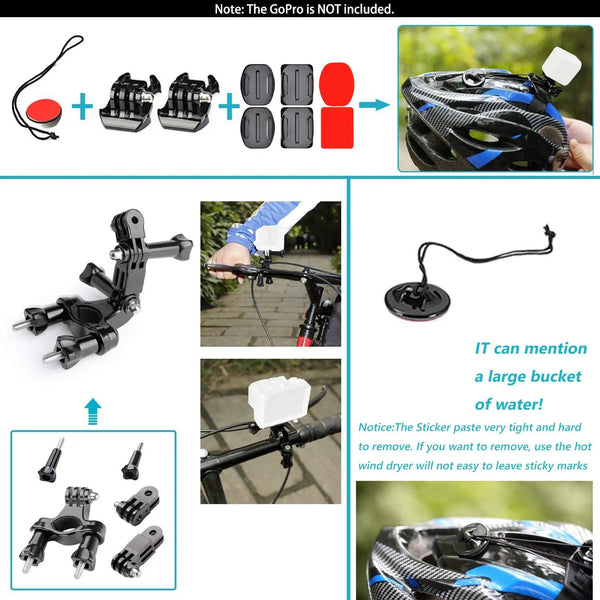 Kit de Accesorios para Cámara de Acción