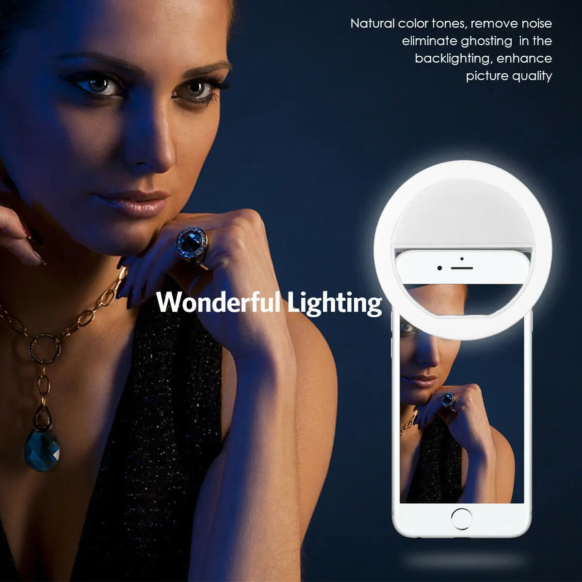 Luz de Selfie Portátil LED