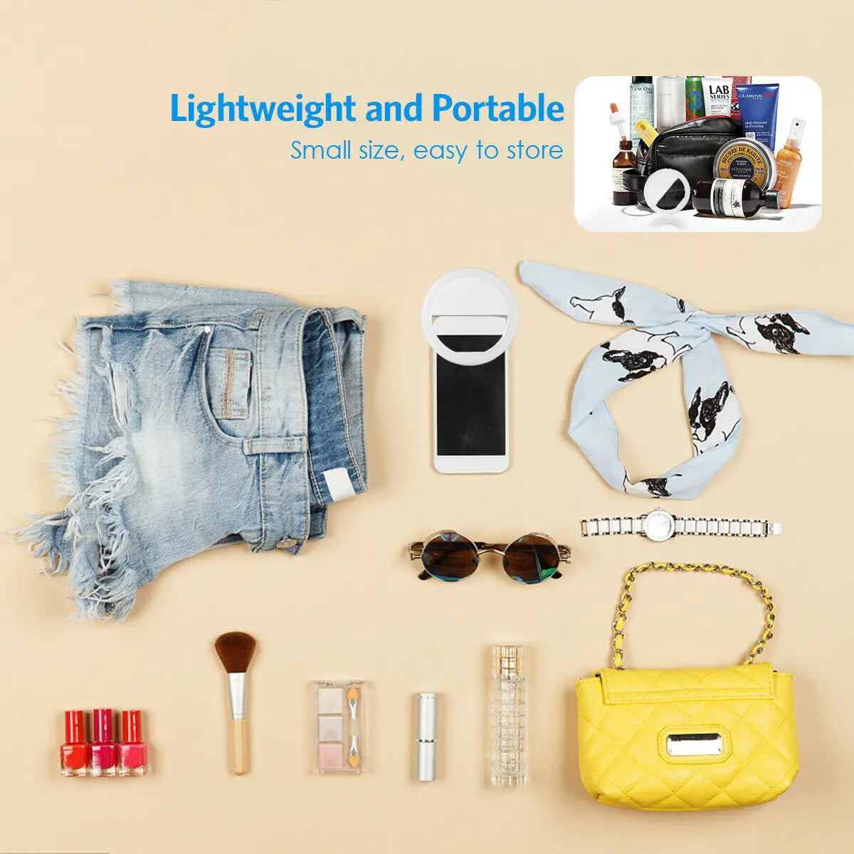Luz de Selfie Portátil LED