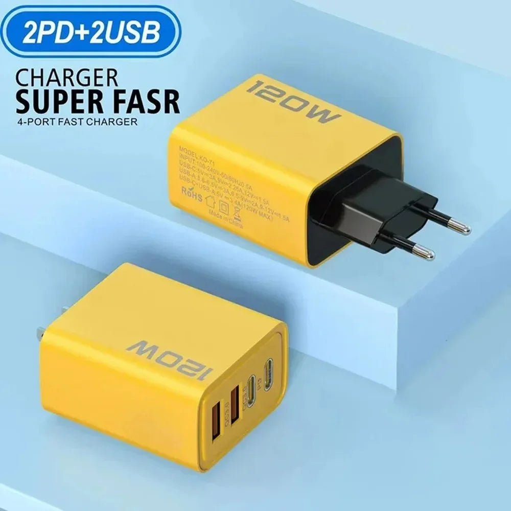 Cargador Rápido USB C 120W