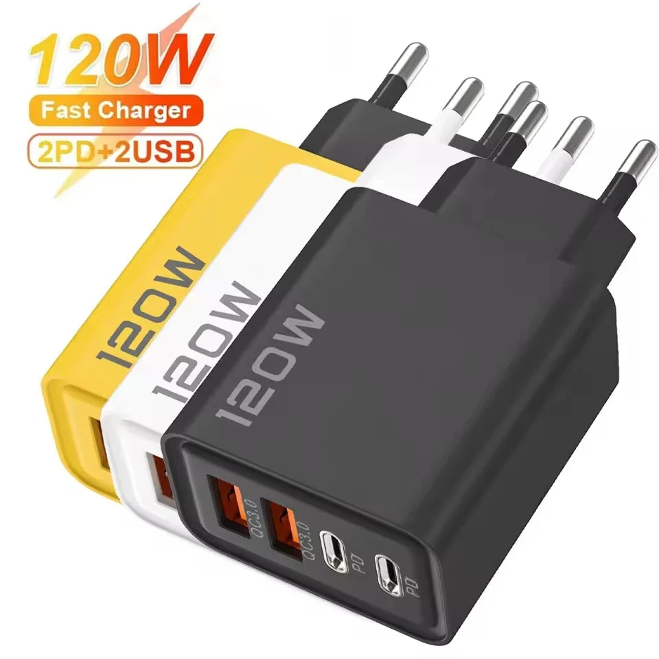 Cargador Rápido USB C 120W