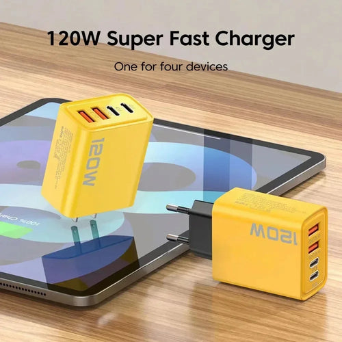 Cargador Rápido USB C 120W